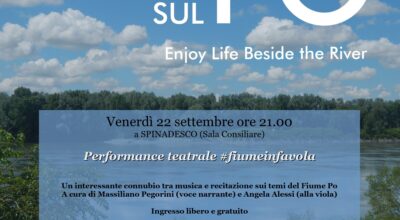 Performance teatrale #fiumeinfavola – Venerdì 22 SETTEMBRE, ORE 21:00, Sala Consiliare di Spinadesco