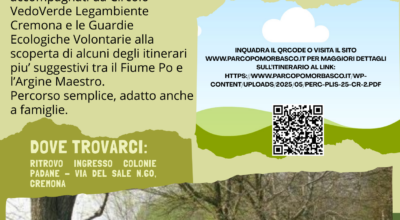 BICICLETTATA NEL PLIS DEL PO E DEL MORBASCO – DOMENICA 21 SETTEMBRE ORE 10.00 (partenza dalle Colonie Padane, v. del Sale n.60 Cremona)