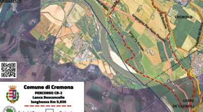 Sono disponibili per il download i file GPX e SHP dei percorsi ciclabili Ciclopedonali del PLIS del Po