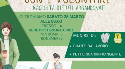 🌿🌸 GIORNATA DEL VERDE A BONEMERSE 🌸🌿 – BONEMERSE, 28 MARZO, ORE 8.00